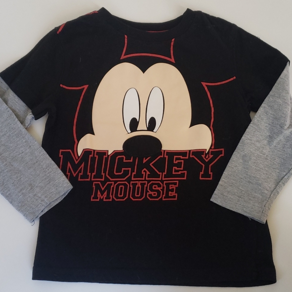 Mickey Mouse Boys Long Sleeve T-Shirt Size 4T